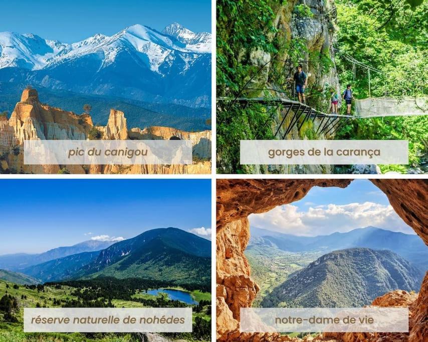 Maison 4 Pers Avec Jardin Au Pied Des Montagnes Ria Kültér fotó