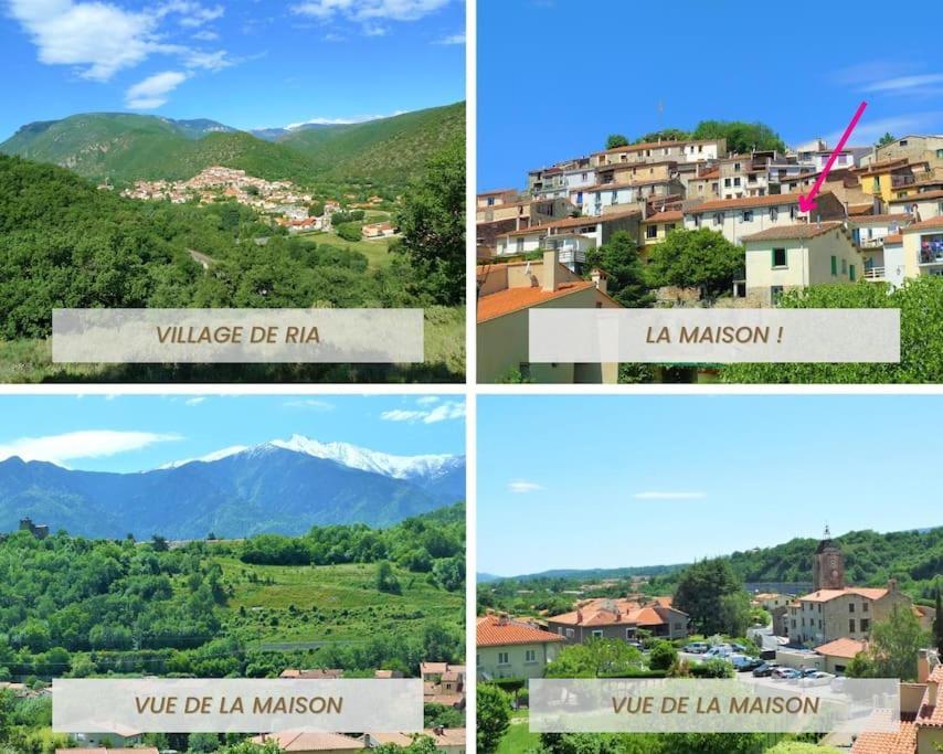 Maison 4 Pers Avec Jardin Au Pied Des Montagnes Ria Kültér fotó